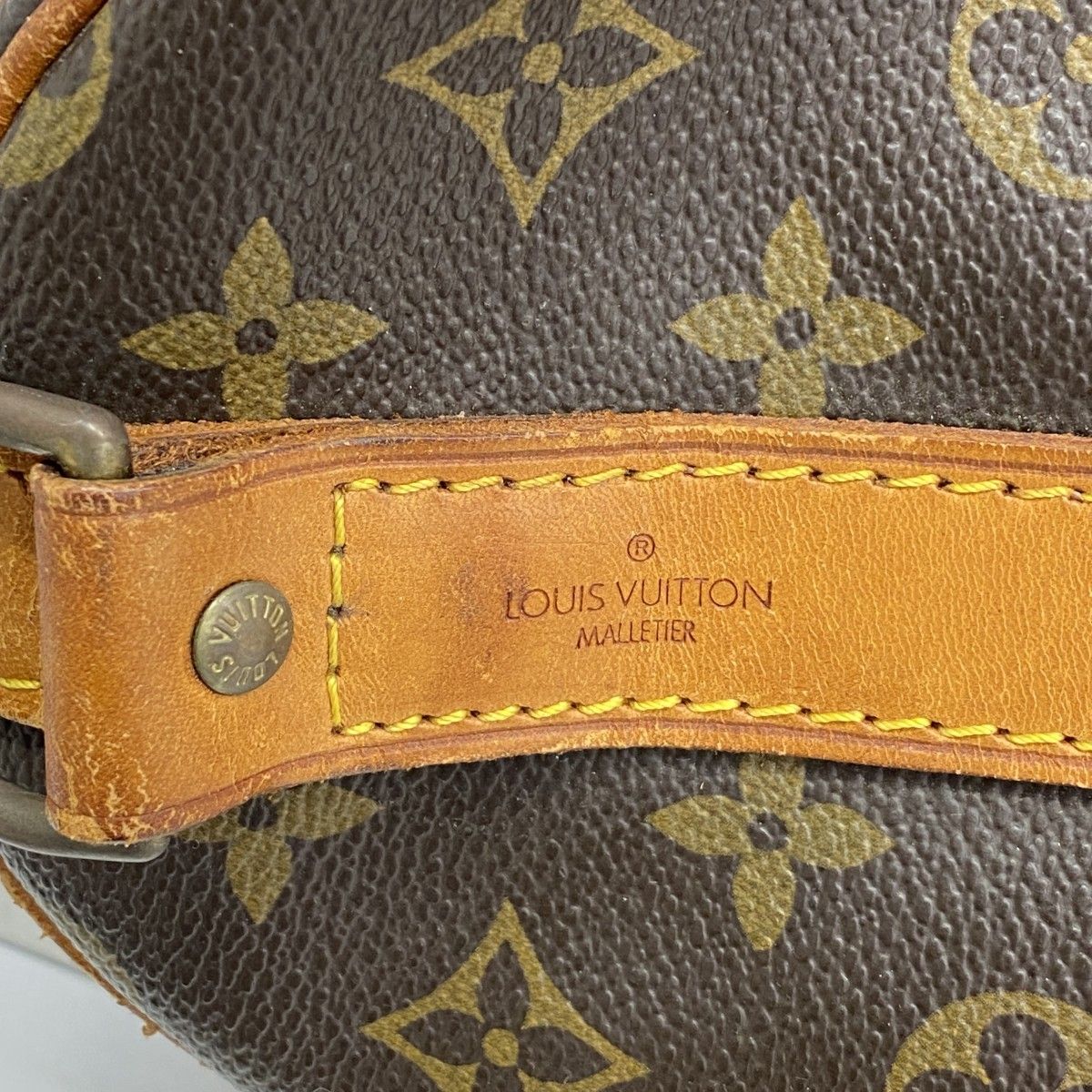 Louis Vuitton Boston Bag Monogram Keepall Bandouliere 45 Brown — view 5