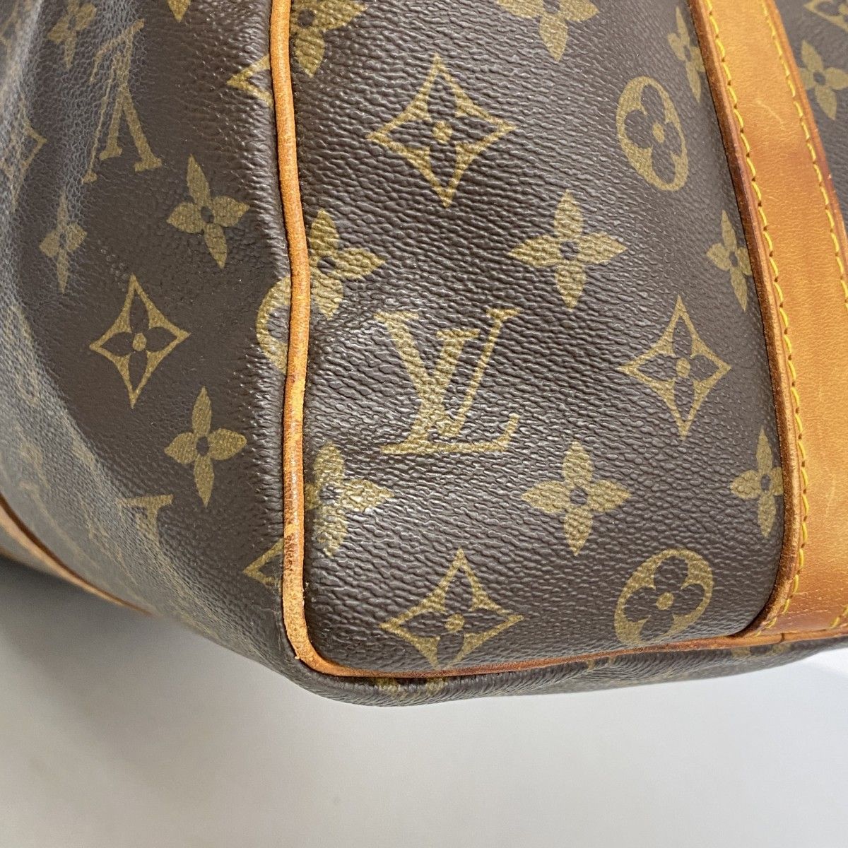 Louis Vuitton Boston Bag Monogram Keepall Bandouliere 45 Brown — view 7