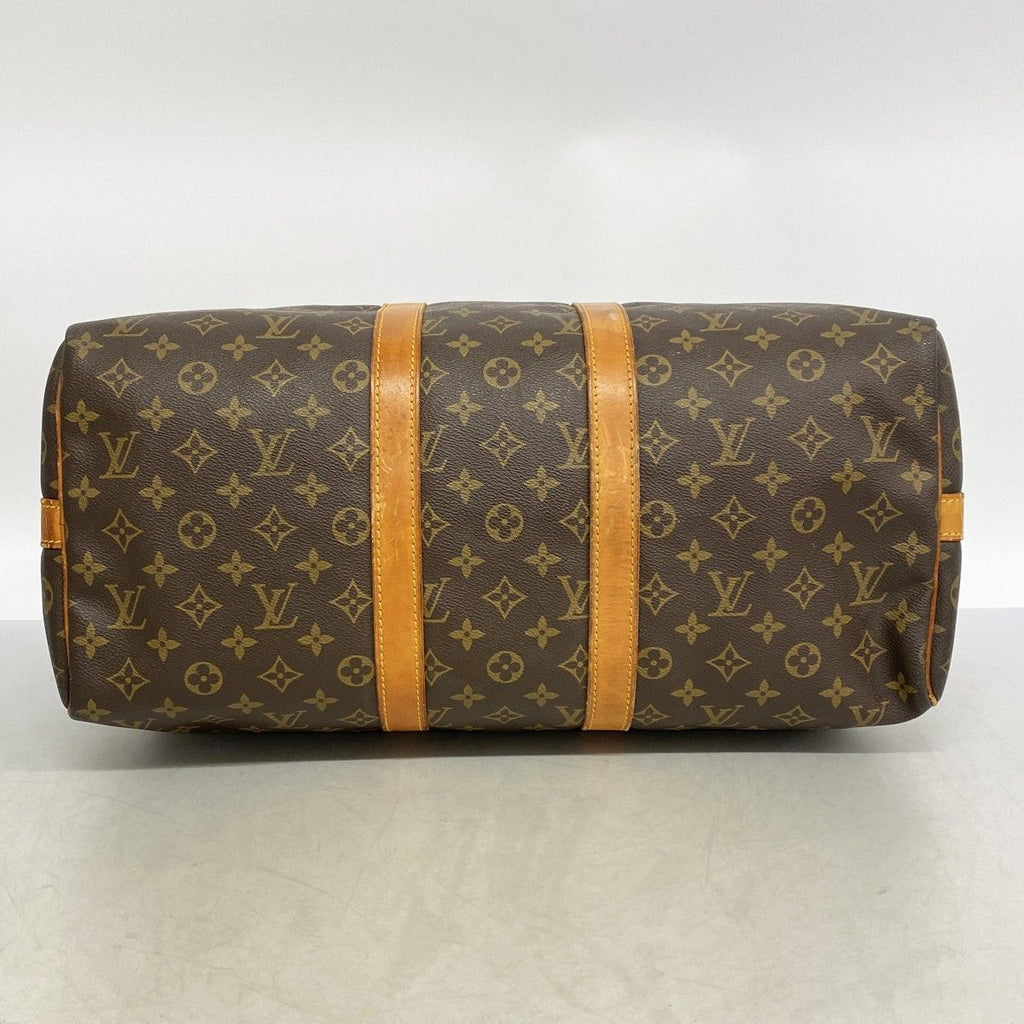 Louis Vuitton Boston Bag Monogram Keepall Bandouliere 45 Brown — view 3