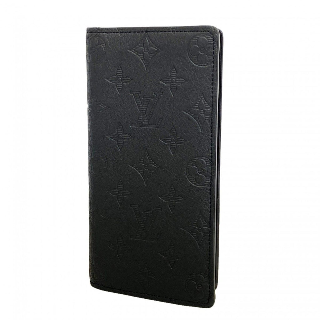 Louis Vuitton Wallet Monogram Shadow Portefeuille Brazza Black