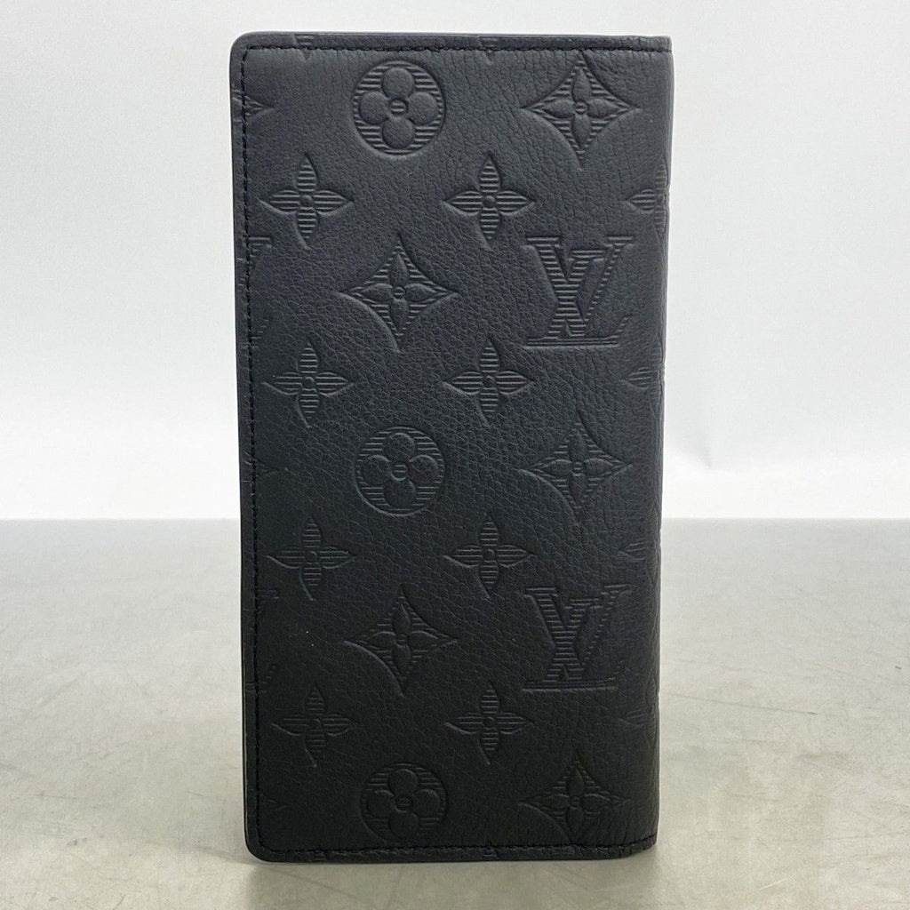 Louis Vuitton Wallet Monogram Shadow Portefeuille Brazza Black — view 7