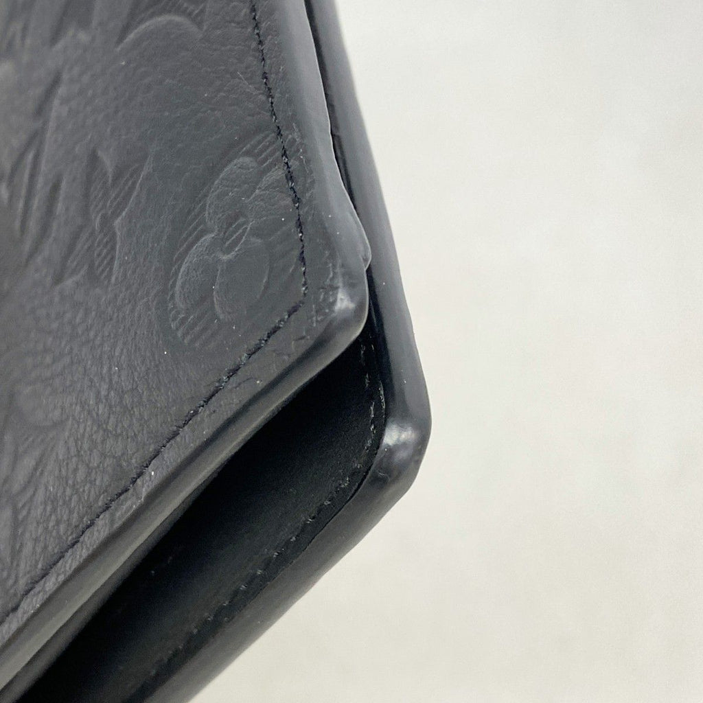 Louis Vuitton Wallet Monogram Shadow Portefeuille Brazza Black — view 6