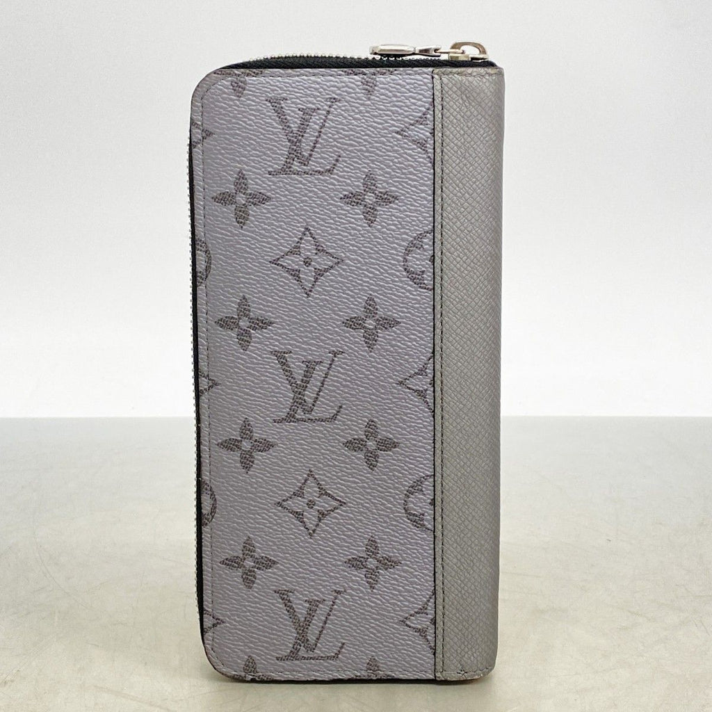 Louis Vuitton Wallet Taigarama Zippy Vertical Silver — view 8