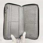Louis Vuitton Wallet Taigarama Zippy Vertical Silver — view 3