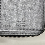 Louis Vuitton Wallet Taigarama Zippy Vertical Silver — view 4