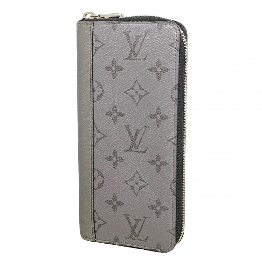 Louis Vuitton Wallet Taigarama Zippy Vertical Silver