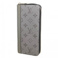 Louis Vuitton Wallet Taigarama Zippy Vertical Silver