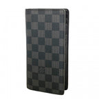 Louis Vuitton Wallet Damier Graphite Portefeuille Brazza Black Gray