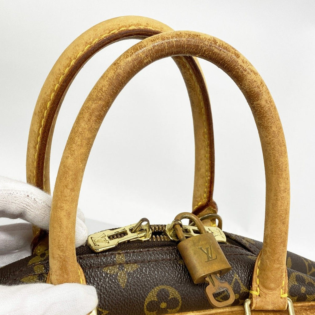 Louis Vuitton Handbag Monogram Deauville Brown — view 8
