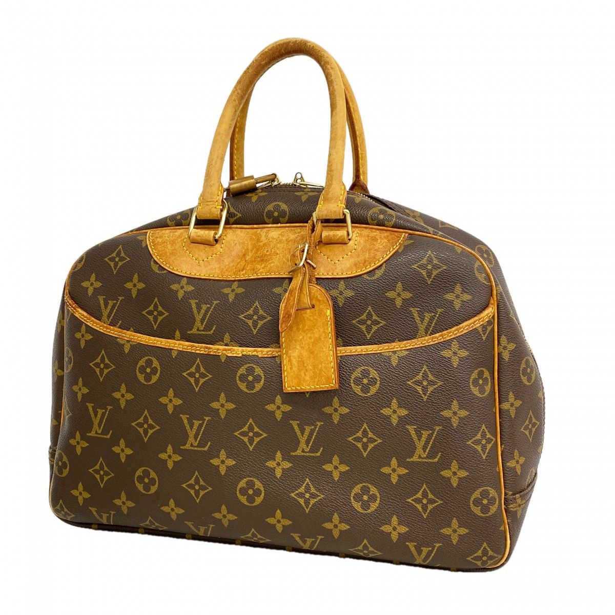 Louis Vuitton Handbag Monogram Deauville Brown