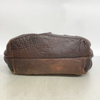 Fendi Handbag Spy Bag Leather Brown Gold Silver — view 3