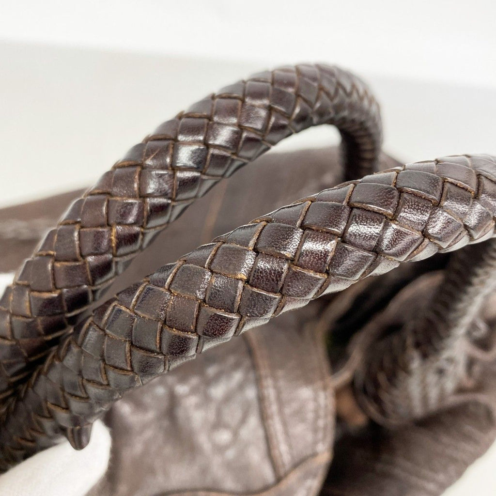 Fendi Handbag Spy Bag Leather Brown Gold Silver — view 9