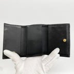 Chanel Trifold Wallet Boy Caviar Leather Black Gold — view 3