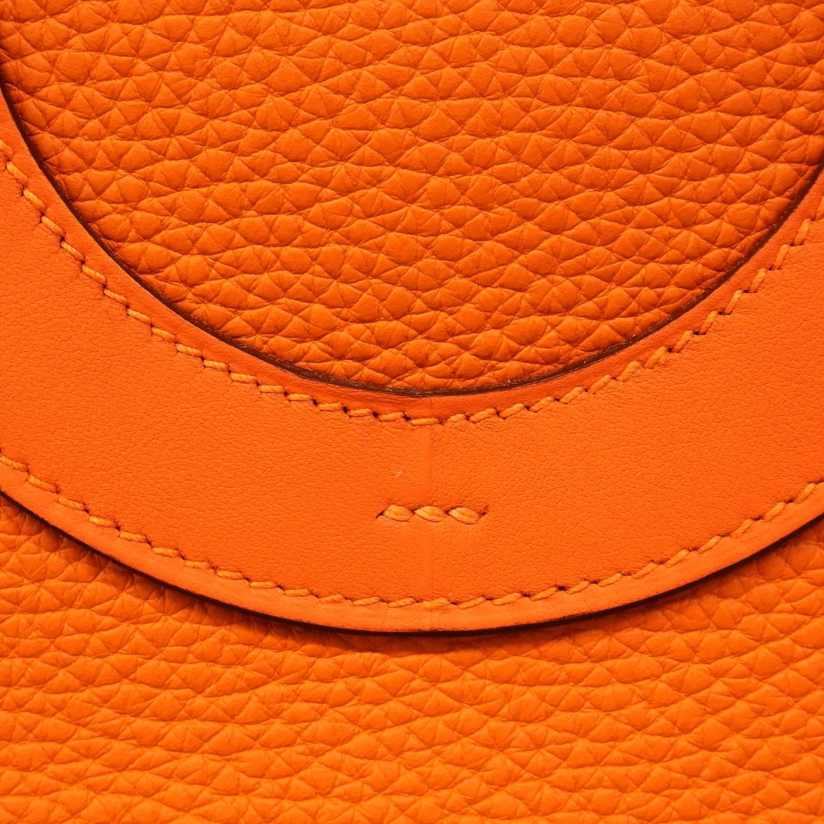 Hermes Handbag in the Loop 18 Taurillon Clemence Orange Silver — view 9