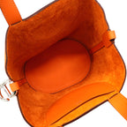 Hermes Handbag in the Loop 18 Taurillon Clemence Orange Silver — view 4