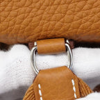 Hermes Shoulder Bag Vidopoche Togo Gold Silver — view 6