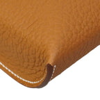 Hermes Shoulder Bag Vidopoche Togo Gold Silver — view 7