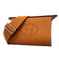 Hermes Shoulder Bag Vidopoche Togo Gold Silver
