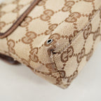 Gucci Waist Bag GG Canvas Brown Silver — view 8
