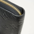 Louis Vuitton Wallet Monogram Empreinte Zippy Noir — view 7