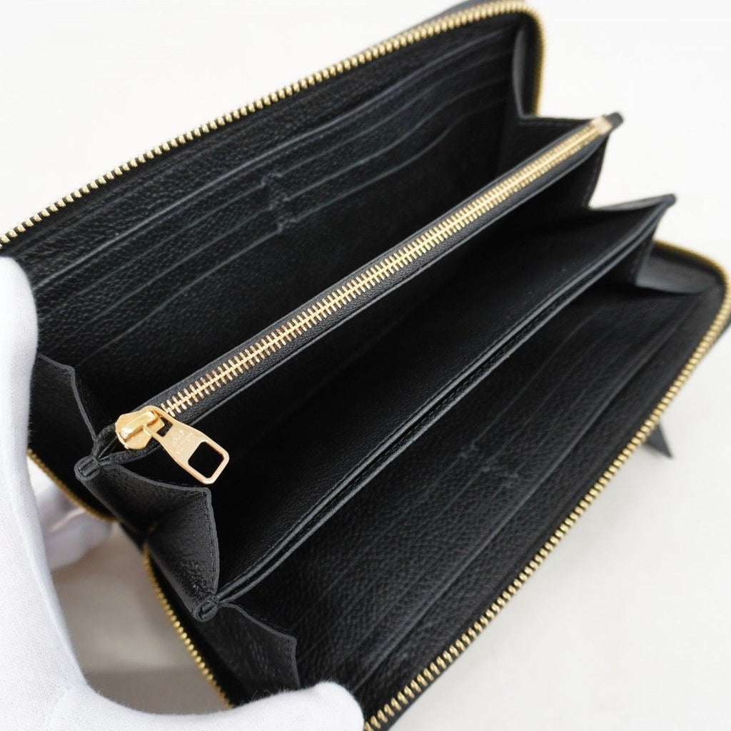 Louis Vuitton Wallet Monogram Empreinte Zippy Noir — view 4