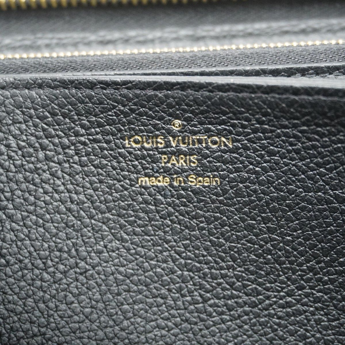 Louis Vuitton Wallet Monogram Empreinte Zippy Noir — view 5