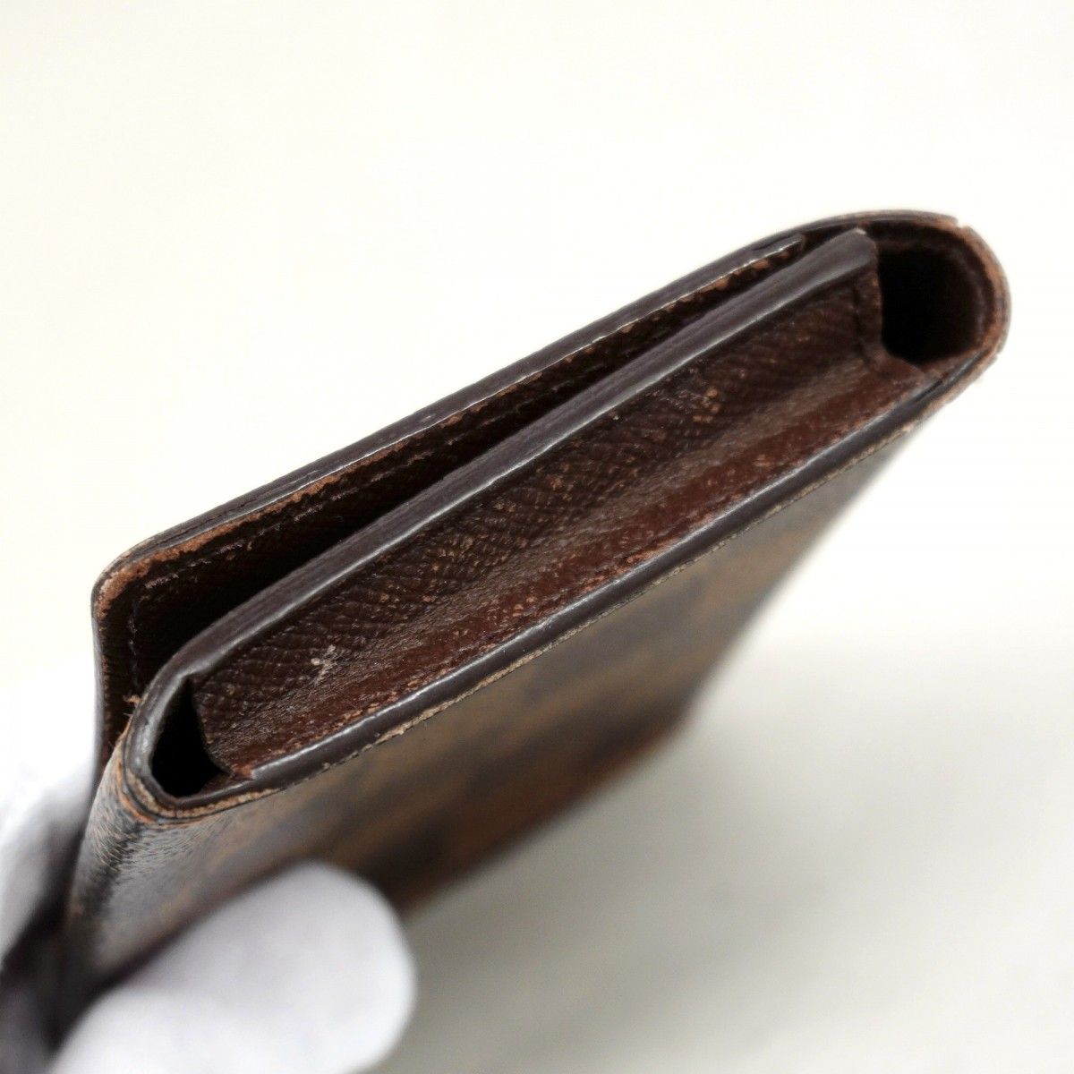 Louis Vuitton Business Card Holder Damier Ebene — view 8