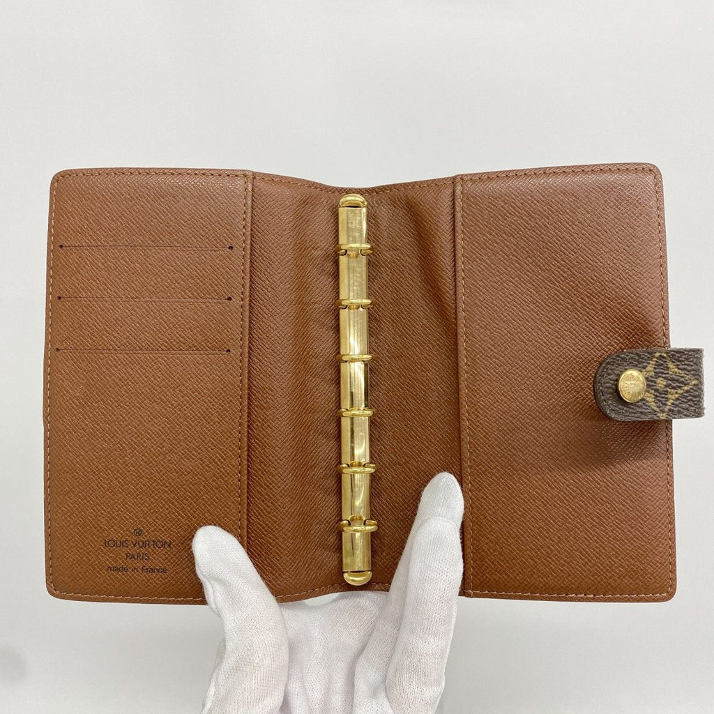 Louis Vuitton Notebook Cover Monogram Agenda PM Brown — view 3