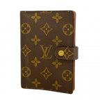 Louis Vuitton Notebook Cover Monogram Agenda PM Brown