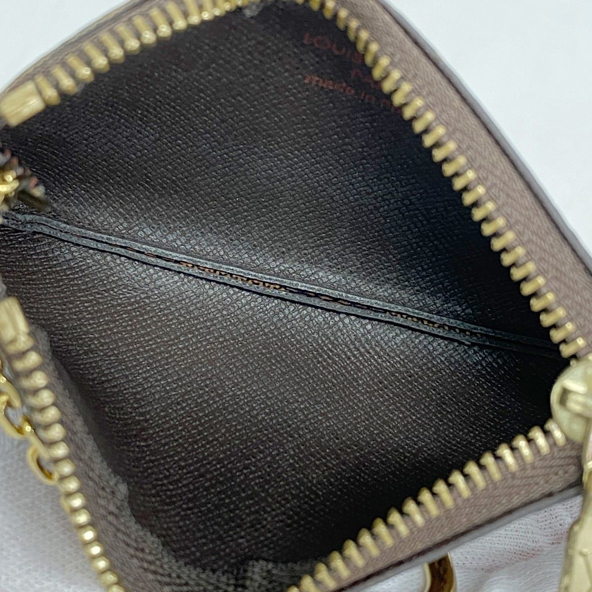 Louis Vuitton Coin Case Damier Pochette Cles Ebene — view 3