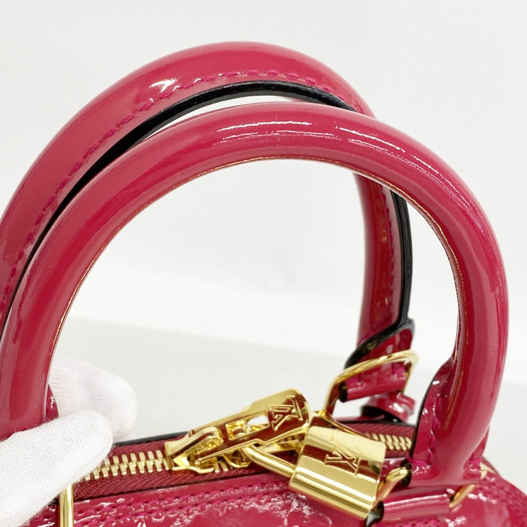 Louis Vuitton Handbag Vernis Alma BB Rose Indien 2-Way — view 8