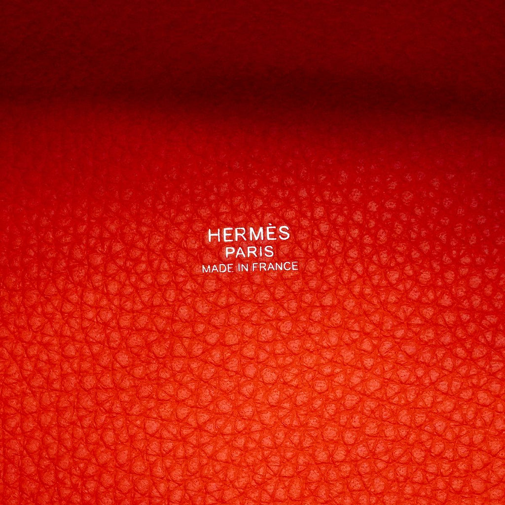 Hermes Handbag Picotin Lock PM Taurillon Clemence Silver — view 5