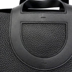 Hermes Handbag in the Loop 23 Taurillon Clemence Swift Black Gold — view 6