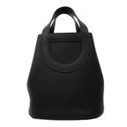 Hermes Handbag in the Loop 23 Taurillon Clemence Swift Black Gold — view 7