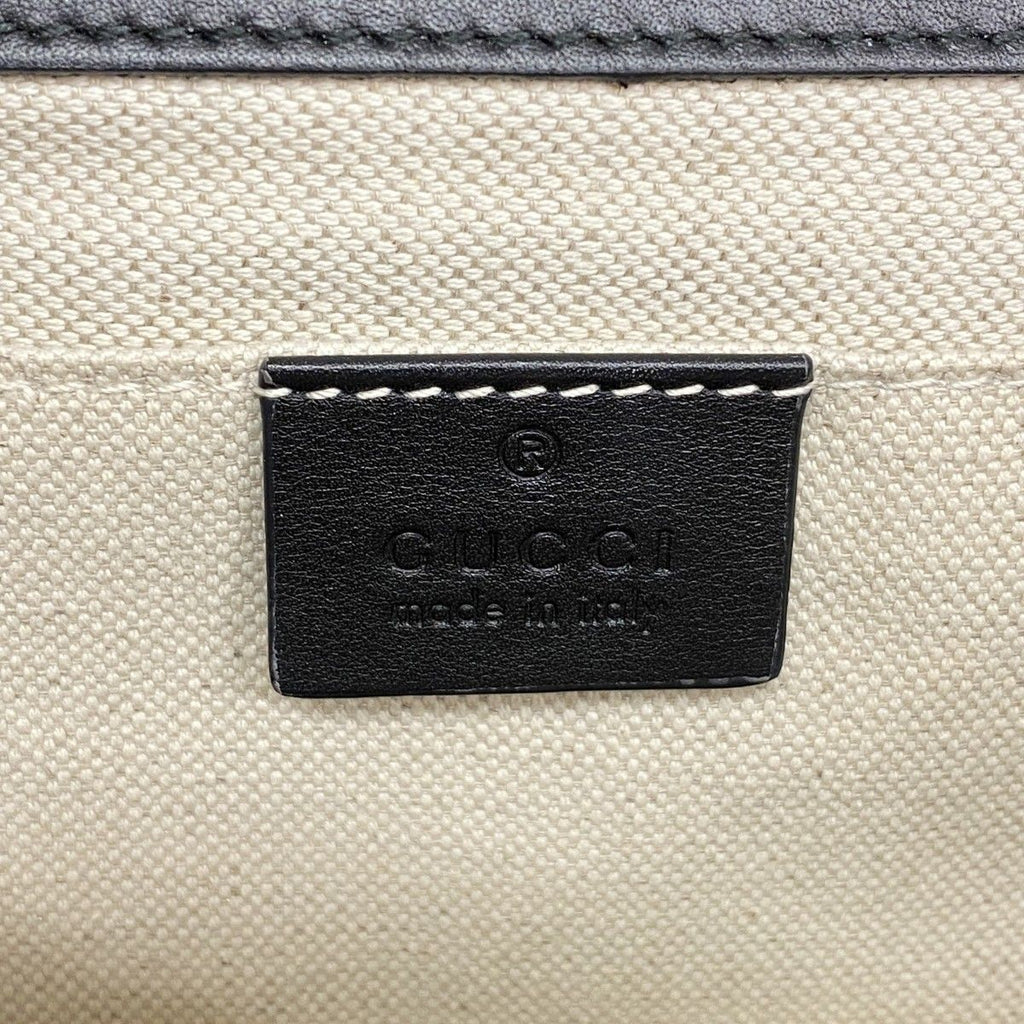 Gucci Handbag Bamboo Duonysus Leather Black Gold 2-Way — view 5