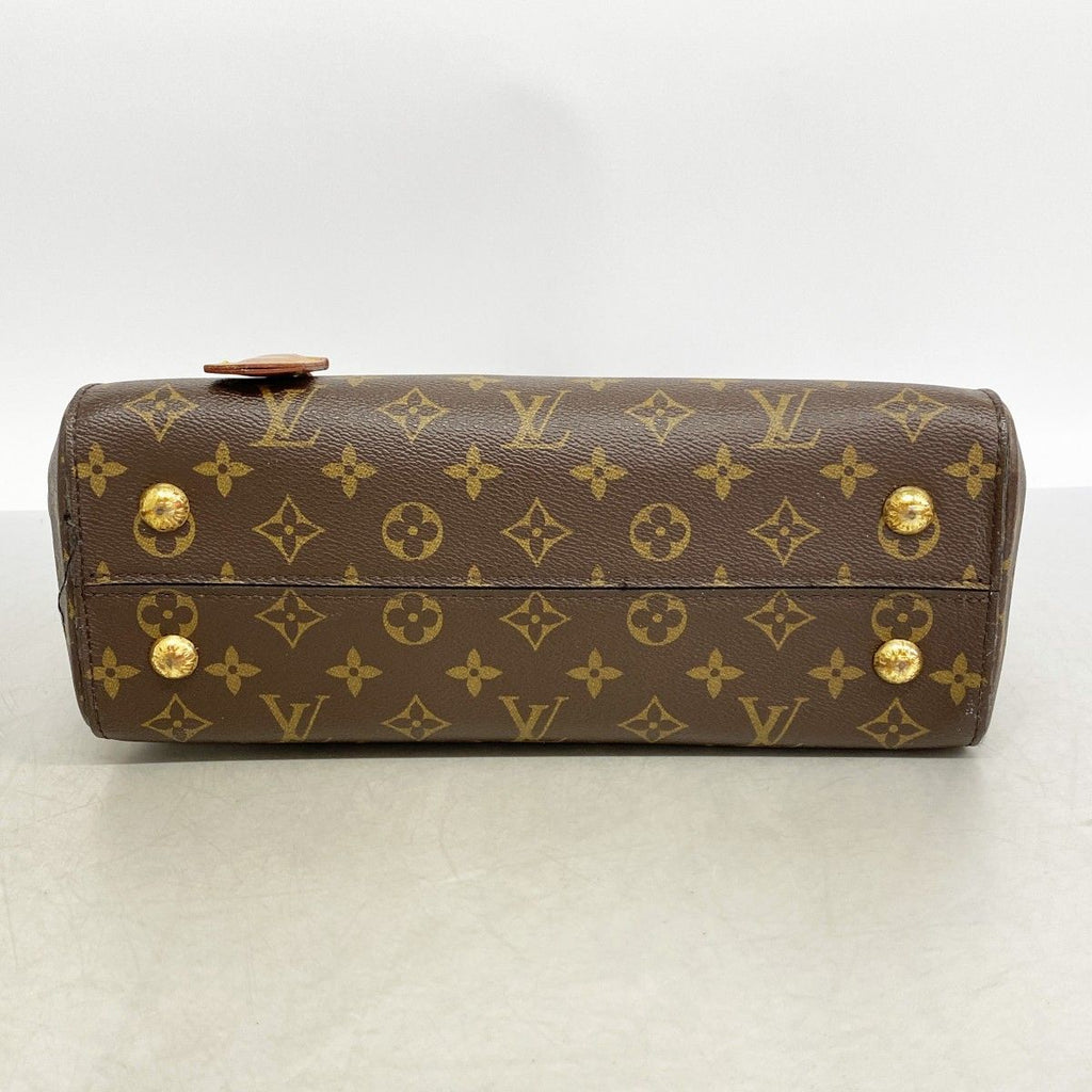 Louis Vuitton Handbag Monogram Cluny MM Brown 2-Way — view 3
