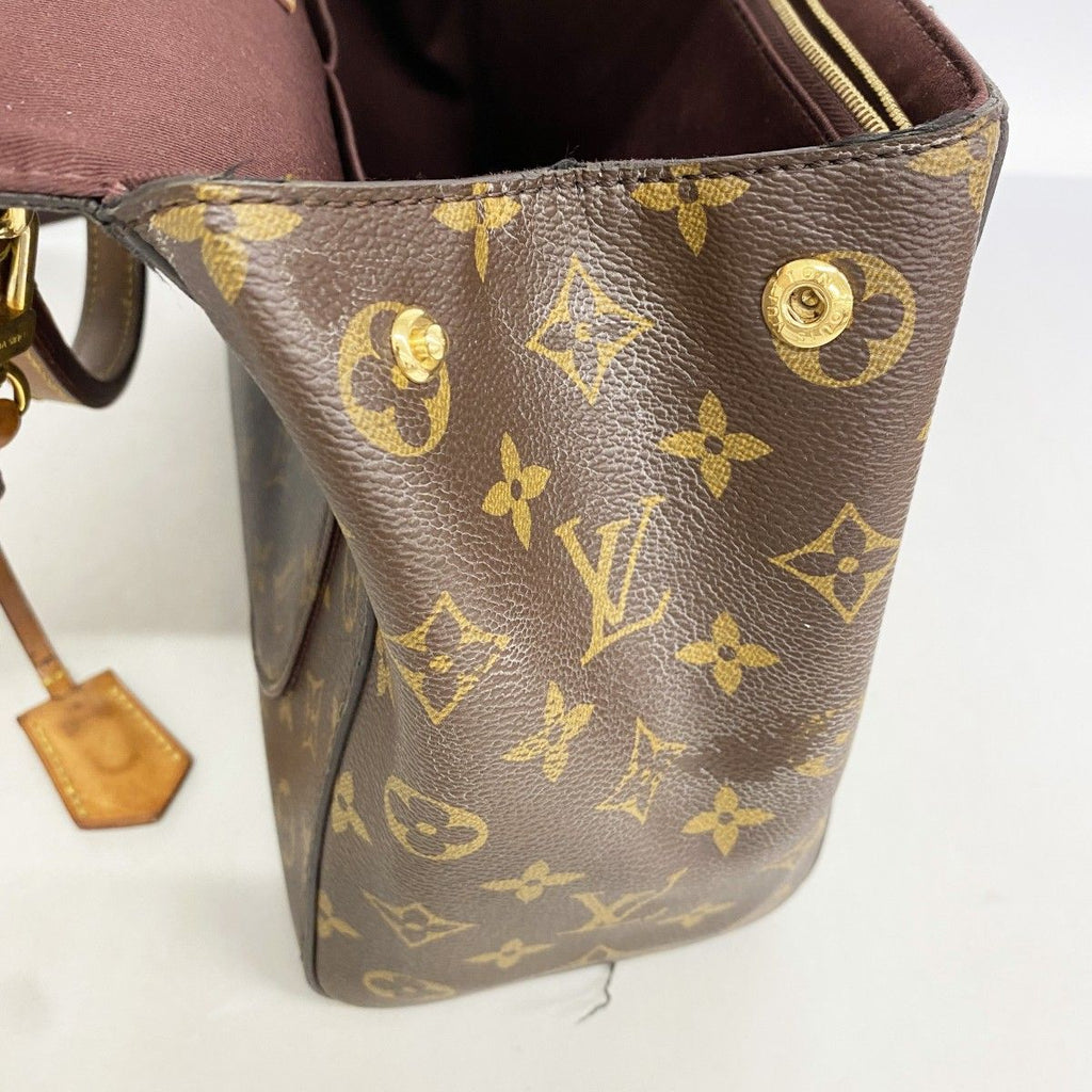 Louis Vuitton Handbag Monogram Cluny MM Brown 2-Way — view 8