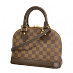 Louis Vuitton Handbag Damier Alma BB Ebene 2-Way