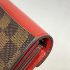 Louis Vuitton Trifold Wallet Damier Portefeuille Zoe Coquelicot — view 6