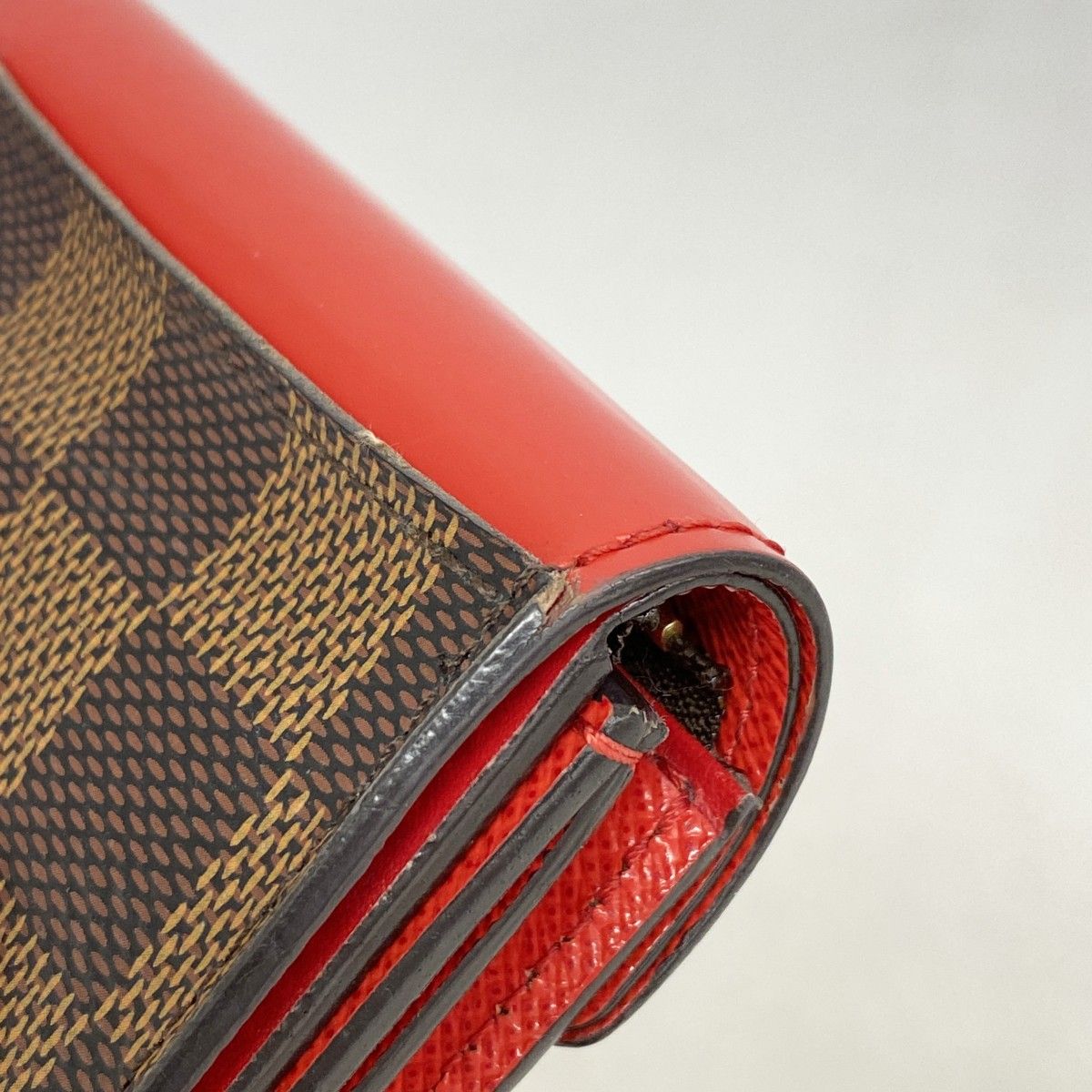 Louis Vuitton Trifold Wallet Damier Portefeuille Zoe Coquelicot — view 6