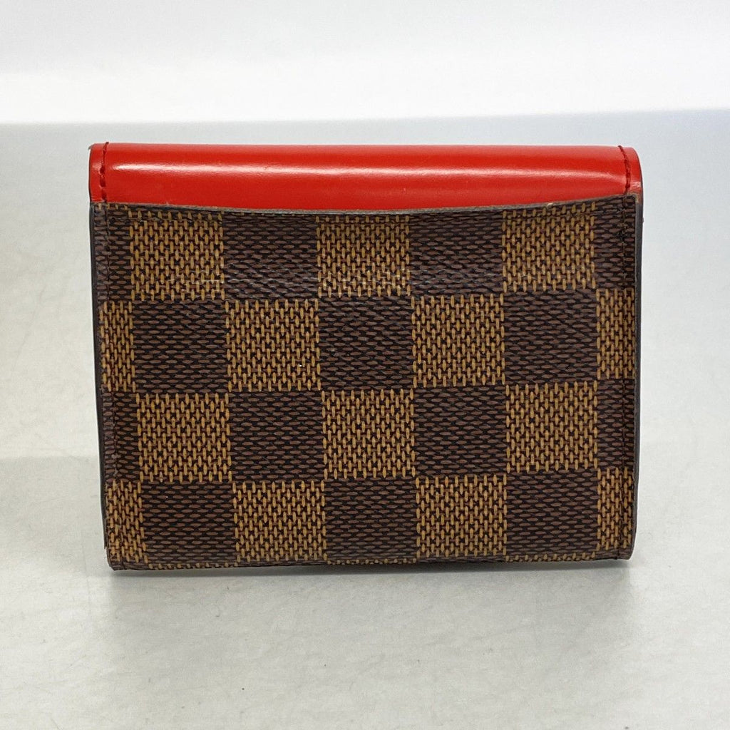 Louis Vuitton Trifold Wallet Damier Portefeuille Zoe Coquelicot — view 8