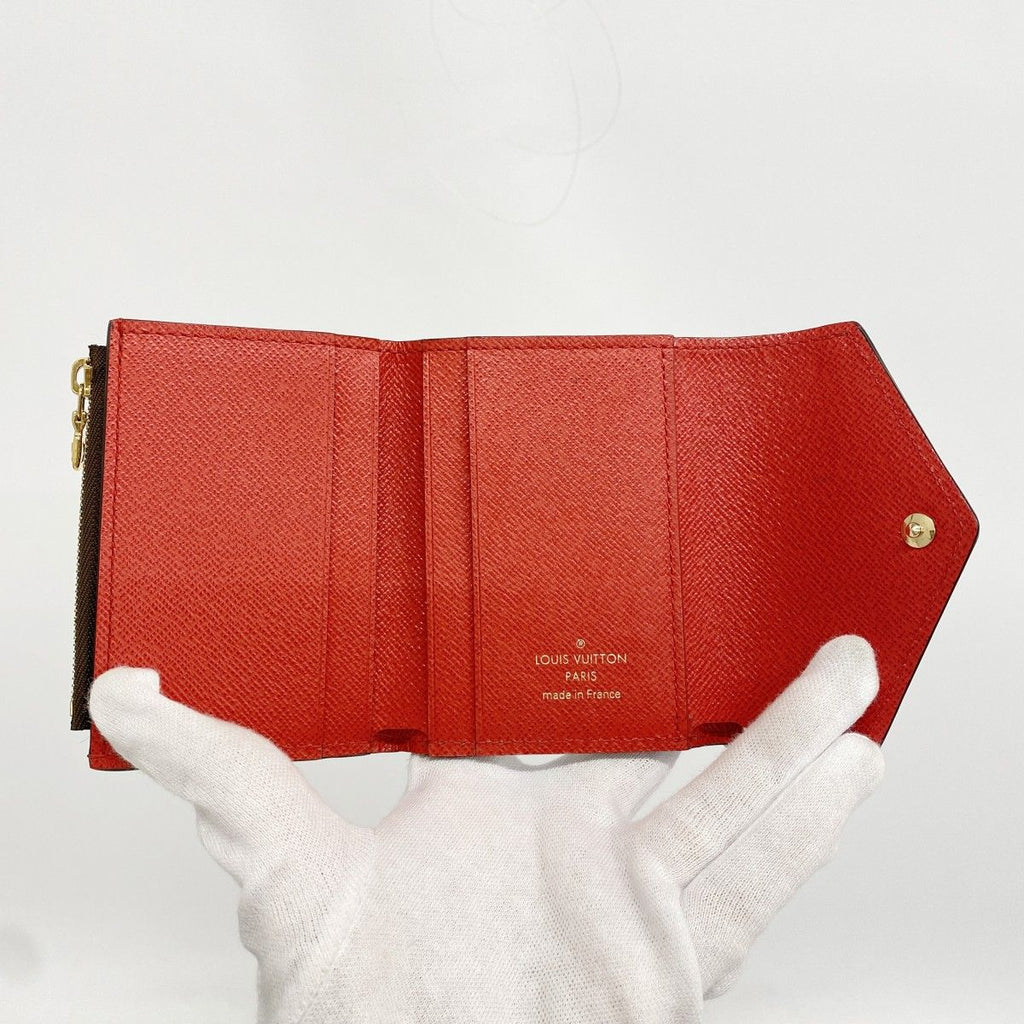 Louis Vuitton Trifold Wallet Damier Portefeuille Zoe Coquelicot — view 3