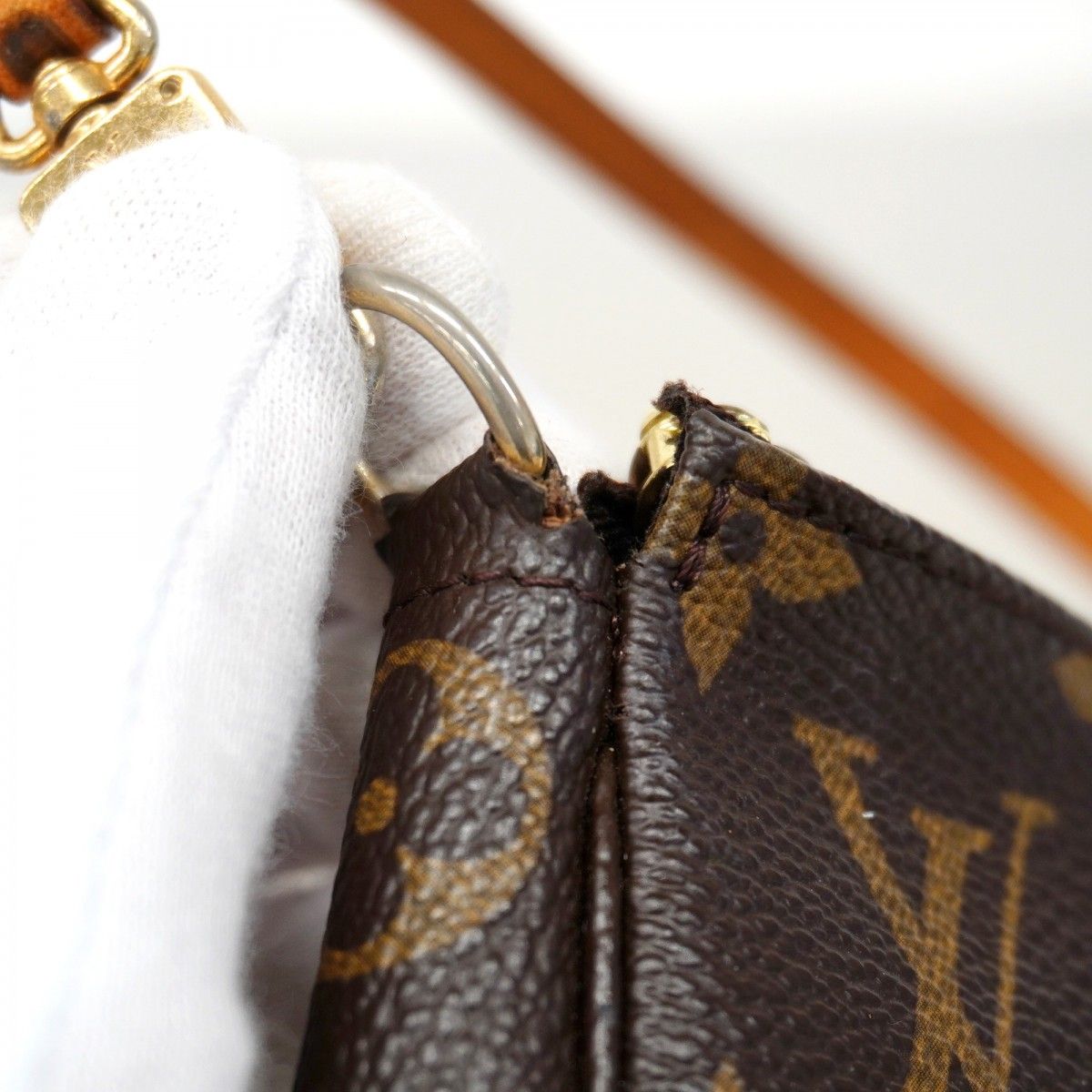 Louis Vuitton Pouch Monogram Pochette Brown — view 8