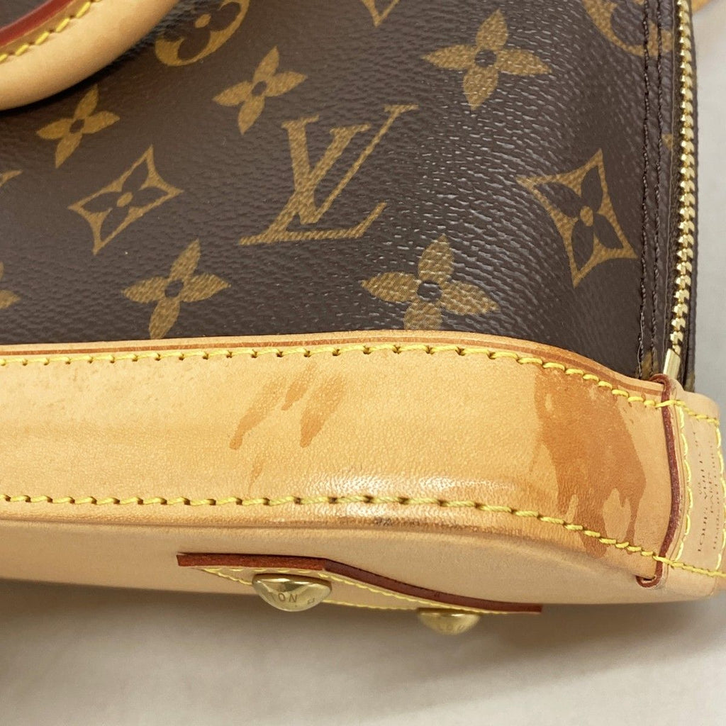 Louis Vuitton Handbag Monogram Alma BB Brown 2-Way — view 6
