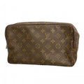 Louis Vuitton Pouch Monogram Trousse Toilet 28 Brown
