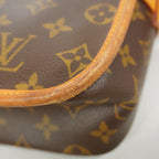 Louis Vuitton Shoulder Bag Monogram Sologne Brown — view 6