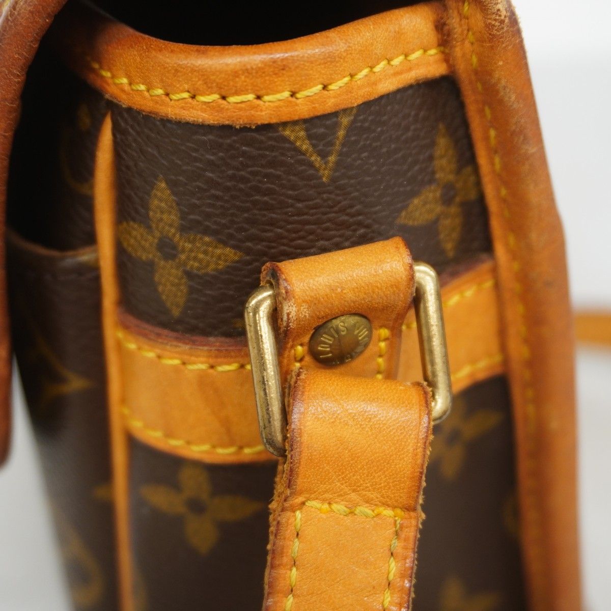 Louis Vuitton Shoulder Bag Monogram Sologne Brown — view 8