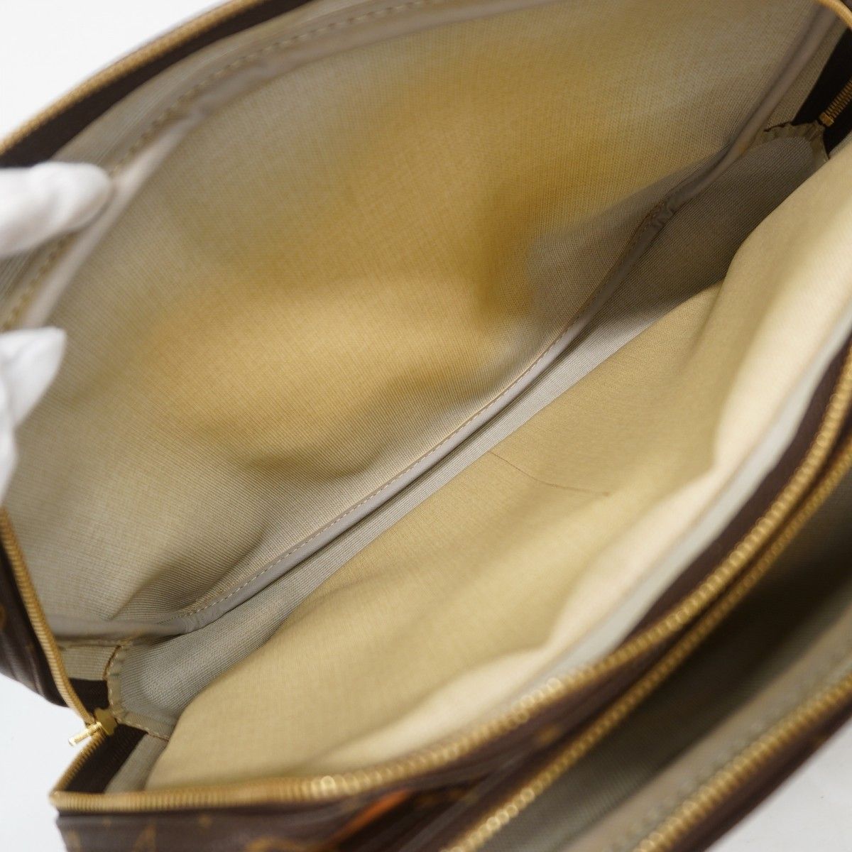 Louis Vuitton Shoulder Bag Monogram Reporter GM Brown — view 4