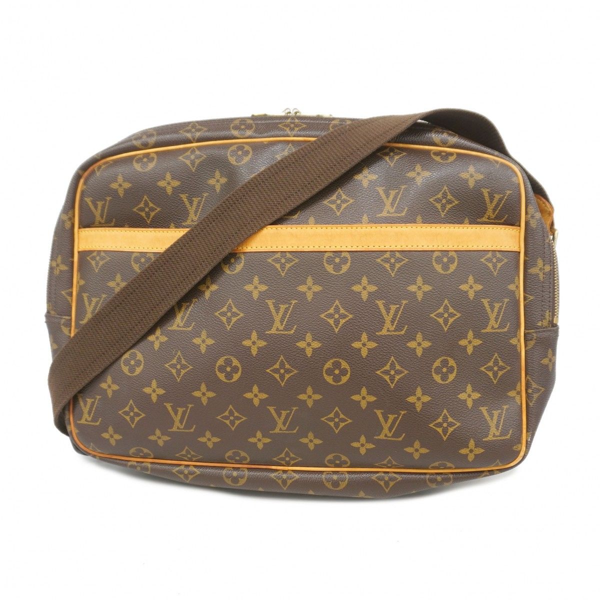 Louis Vuitton Shoulder Bag Monogram Reporter GM Brown