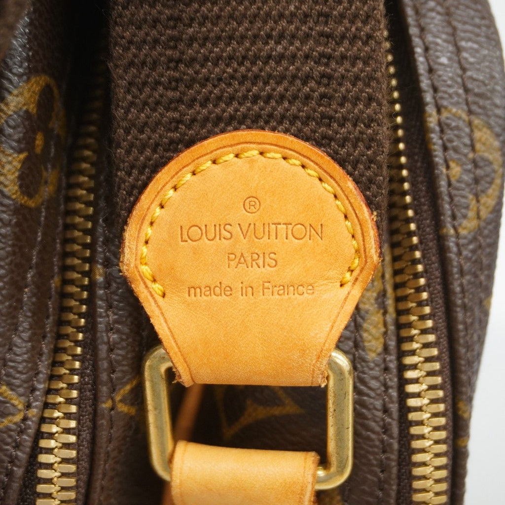 Louis Vuitton Shoulder Bag Monogram Reporter GM Brown — view 5